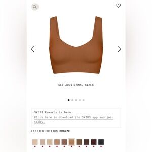 Naked plunge longline bralette